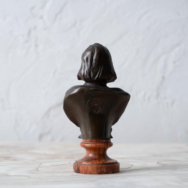 Franz Liszt Bronze Bust, J. Kalmar, Austria For Sale In Savannah - Image 6 of 9