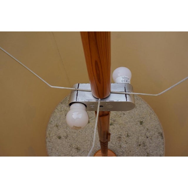 Metal Mid-Century Scandinavian Pine Floor Lamp by Temde, 1960s For Sale - Image 7 of 18
