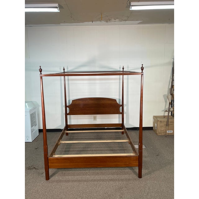 Late 20th Century Stickley Queen Size Canopy Bed Chairish