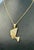 Vintage 1 Ct Diamond Face Pendant with hat 14 Karat Yellow Gold + Chain For Sale In New York - Image 6 of 18