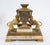 Napoleon III Inkwell with Built-In Clock in Gilded Bronze and Onyx, France, 19th Century For Sale - Image 4 of 6