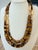 1980s Italian 14k Gold Tiger’s Eye Diamond Sautoir Necklace For Sale - Image 13 of 15