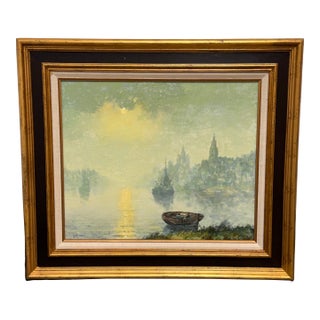 Roelef Dozeman Oil on Canvas, Mid 20th Century For Sale