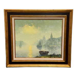 Roelef Dozeman Oil on Canvas, Mid 20th Century