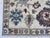 Ivory & Blue Hand-Knotted Oushak Wool Area Rug - 8'6" X 9'9" For Sale - Image 4 of 7
