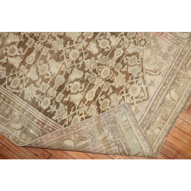 Zabihi Collection Antique Persian Bidjar Rug For Sale In New York - Image 6 of 9