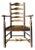 Late 17th Century Ladder-Back Barrister Chair. English or American For Sale