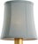 Transitional Visual Comfort Signature 5" Blue Linen Soft Empire Shade For Sale - Image 3 of 3