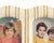 Resin photo frame for two photos from the 1960s. H: 15,5cm, W: 20cm, D: 2cm Wear consistent with age and use.