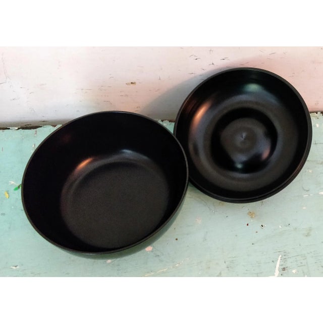 Mid-Century Modern Vintage Japanese Apple Bento Lacquer Box in Black Fruit For Sale - Image 3 of 11