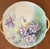English Antique Austrian Hand-Painted Columbine Serving Dish For Sale - Image 3 of 10