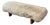 Mid Century Modern Sheepskin Upholstered Bench For Sale