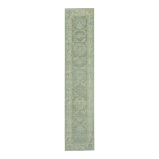 Turkish Oushak Rug 2'2" x 10'3" #19320 For Sale