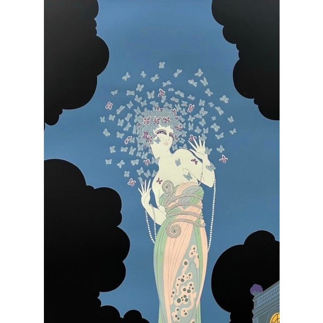 Screenprint titled Fantasia by Erte created in 1982 It is a limited edition, pencil signed and numbered screenprint...