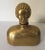 1930s Hattie Carnegie Art Deco Figural Glass Perfume Bottle with Gold Finish For Sale - Image 5 of 8