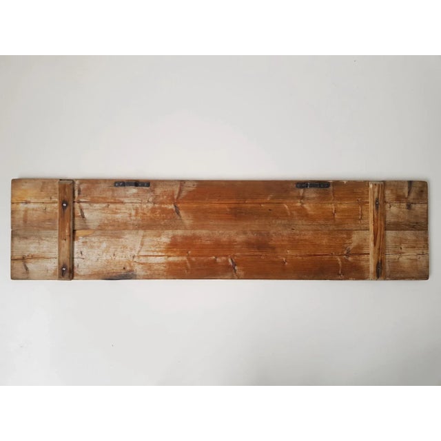 Origin Sudetenland, village Ober Prausnitz, Horni Brusnice. Original cleaned condition conserved with linseed oil. Pine...