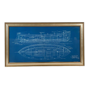 Motor Lifeboat Blueprint by George Lawley Shipyard