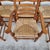 Vintage Ladder Back Rush Seat Dining Chairs Set of 8 For Sale - Image 16 of 18