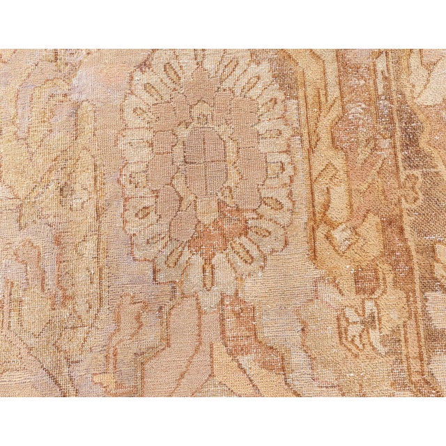 Authentic Indian Amritsar Handmade Wool Carpet For Sale - Image 4 of 9