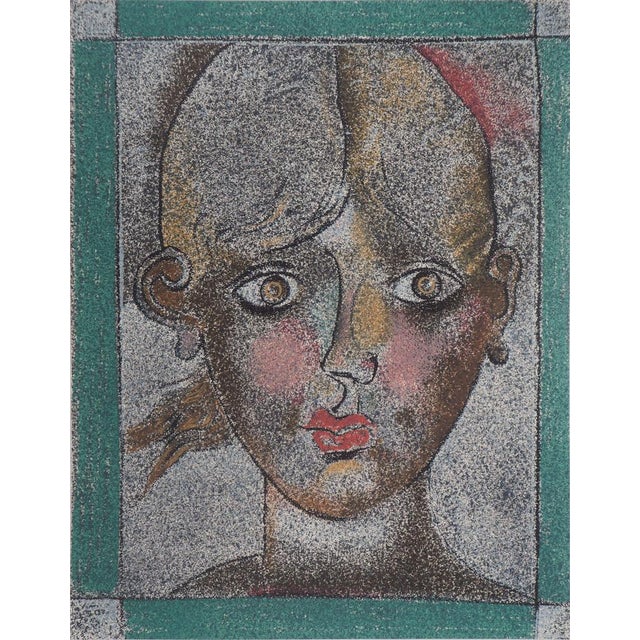 Franco Gentilini, Portrait de femme, Lithograph For Sale - Image 6 of 6