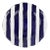 VIETRI Amalfitana Cobalt Stripe Salad Plate For Sale