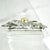 Metal Vintage Designer Silver Pearl Brooch 1960s For Sale - Image 7 of 10