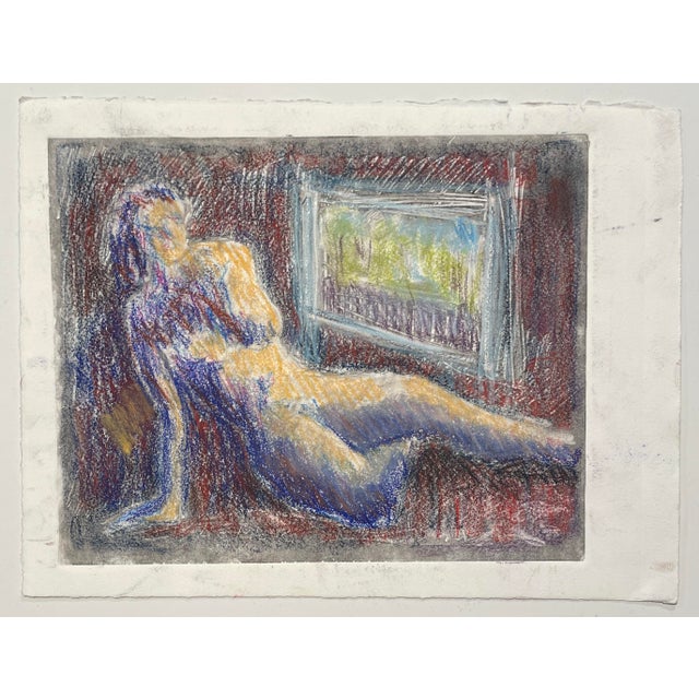 Adelaide McKenzie Female Nude Pastel and Monotype For Sale - Image 4 of 4
