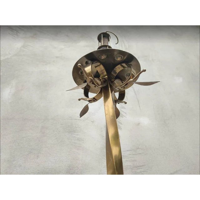 Brass Table Lamp, 1960s-1970s For Sale - Image 3 of 10