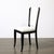 Off-white Set of 6 Art Deco Skyscraper Black Lacquer & Off White Upholstery Dining Chairs For Sale - Image 8 of 16