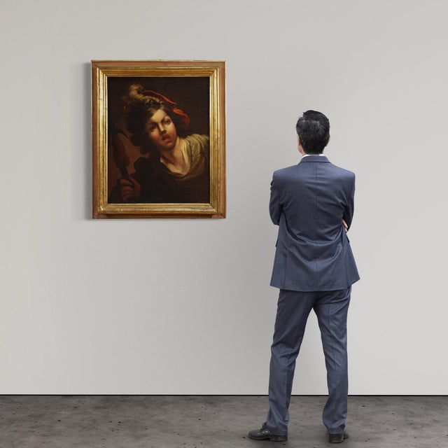 Portrait of a Soldier, 1710, Oil on Canvas For Sale - Image 12 of 16