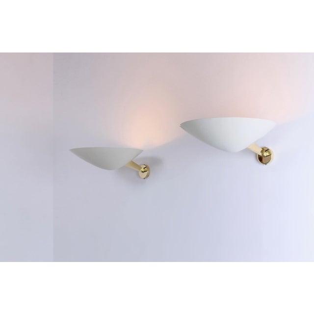 131 Sconces by Giuseppe Ostuni for Oluce, 1950s, Set of 2 For Sale - Image 4 of 14