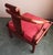 Sienna 20th Century George Yee Style Chinese Hong Kong Horseshoe Lacquered Wook Accent Chair With Red Cushion For Sale - Image 8 of 12