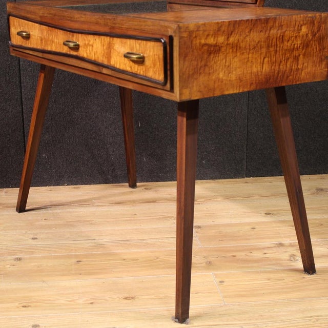 Wood Vintage Italian Dressing Table, 1970 For Sale - Image 7 of 13
