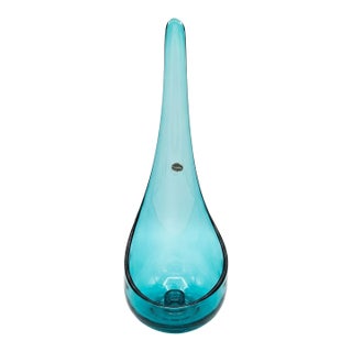 Mid-Century Modern Glass Candle Holder For Sale