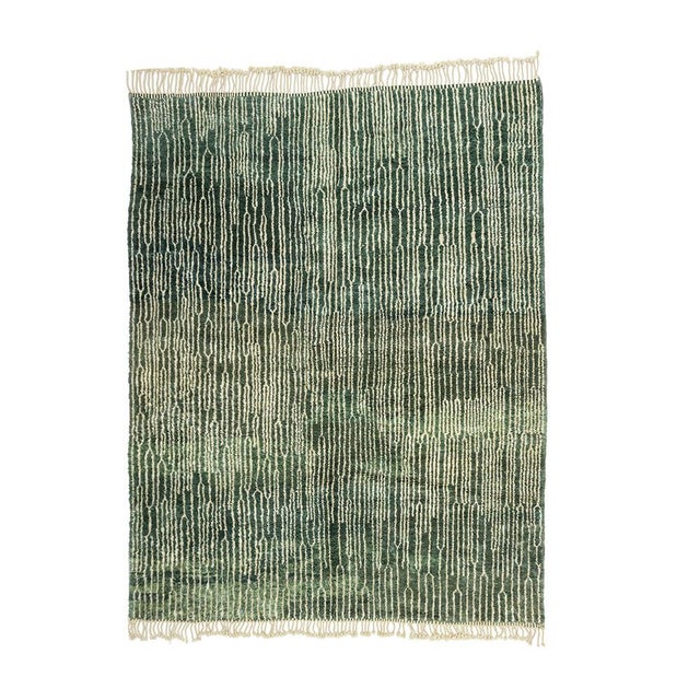 Hand-Knotted Wool Rug by Azele Studio For Sale - Image 12 of 12