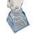 1950s 1950s Art Deco Geometric Blue Crystal Perfume Bottle by Irice West Germany For Sale - Image 5 of 5