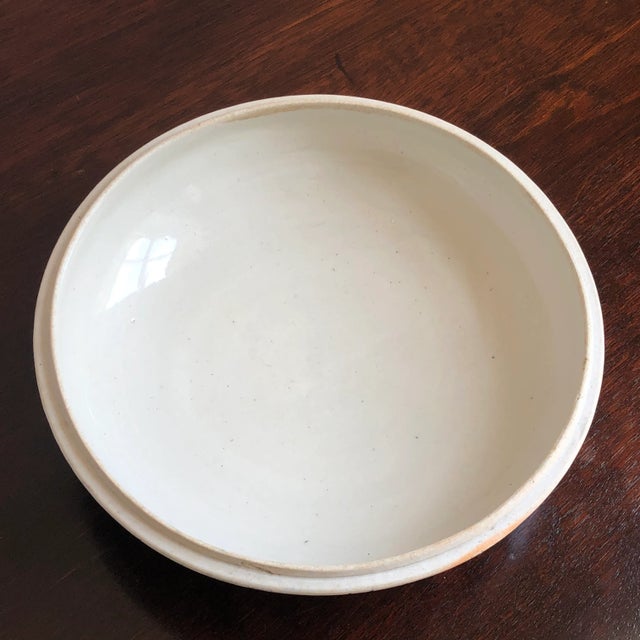 Vintage Chinoiserie Blue & White Porcelain Lidded Box For Sale - Image 9 of 13