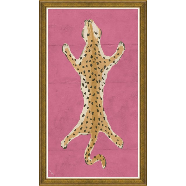 Contemporary Leopard Series - Pink By Dana Gibson, Framed Art Print For Sale - Image 3 of 3