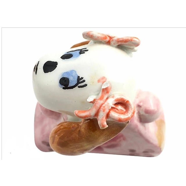 Blue Handmade Cat and Dog Napkin Rings - Set of 10 For Sale - Image 8 of 10