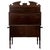 Brown Antique English Edwardian Burr Walnut and Marble Washstand For Sale - Image 8 of 11