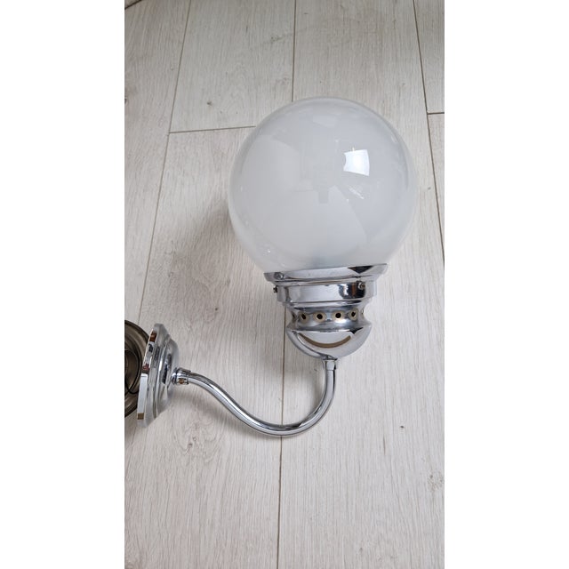 LP1 Wall Lamps in Chromed Brass by Luigi Caccia Dominioni for Azucena, Set of 2 For Sale - Image 11 of 16