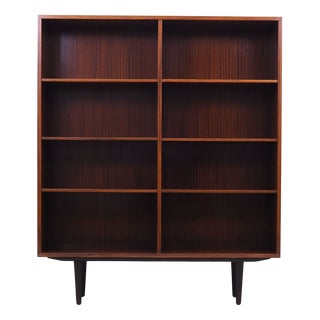 Vintage Danish Mahogany Bookcase from Omann Jun, 1970s For Sale