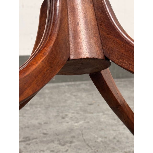 Georgian Style Pedestal Side Table, Vintage For Sale - Image 10 of 12