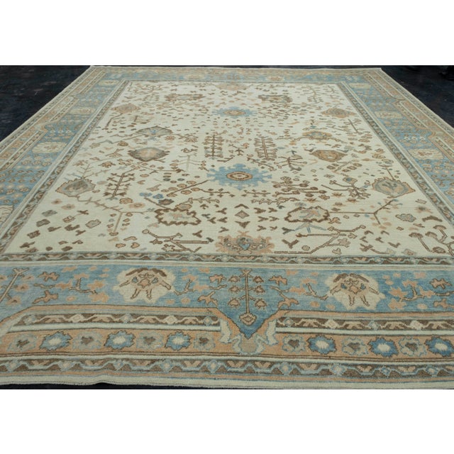 Turkish Oushak Rug 13'6" x 14'9" #18576 Explore a curated collection of hallway runners, wool rugs, and handmade...