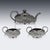 19th Century Antique Indian Kutch Silver Tea Service, Set of 3 For Sale - Image 4 of 18
