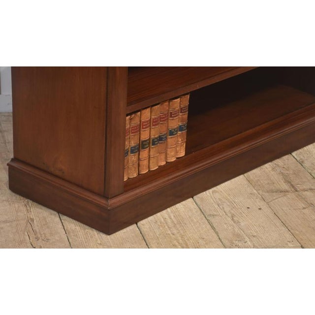 Wood Carved Mahogany Open Bookcase For Sale - Image 7 of 15