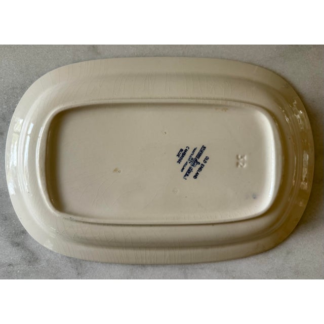Vintage Royal Sphinx Maastricht Old England Oval Plates - Set of 5 For Sale - Image 9 of 12