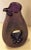 Mid-Century Modern Mid 20th Century Iridescent Amethyst Hand Blown Carafe by Tarnow of Poland For Sale - Image 3 of 5