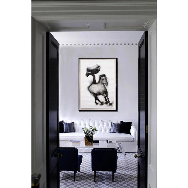 Contemporary Anna Balance #1, Smoke on Paper, 2014 For Sale - Image 3 of 4