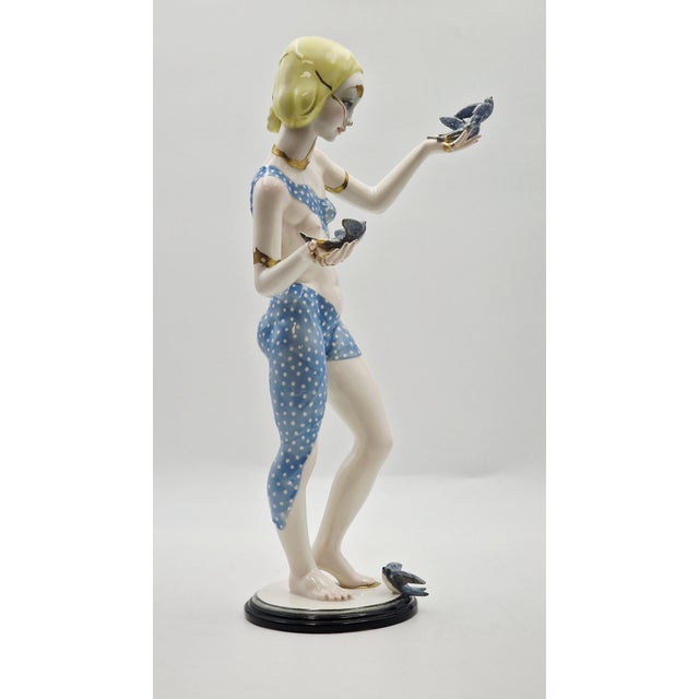 Helen Konig Scavini, The Spring Nude with Swallows, 1932, Porcelain For Sale - Image 4 of 18